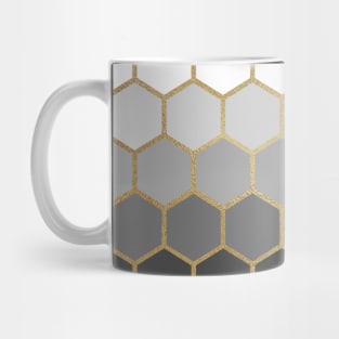 Honeycomb - Black & Gold Mug